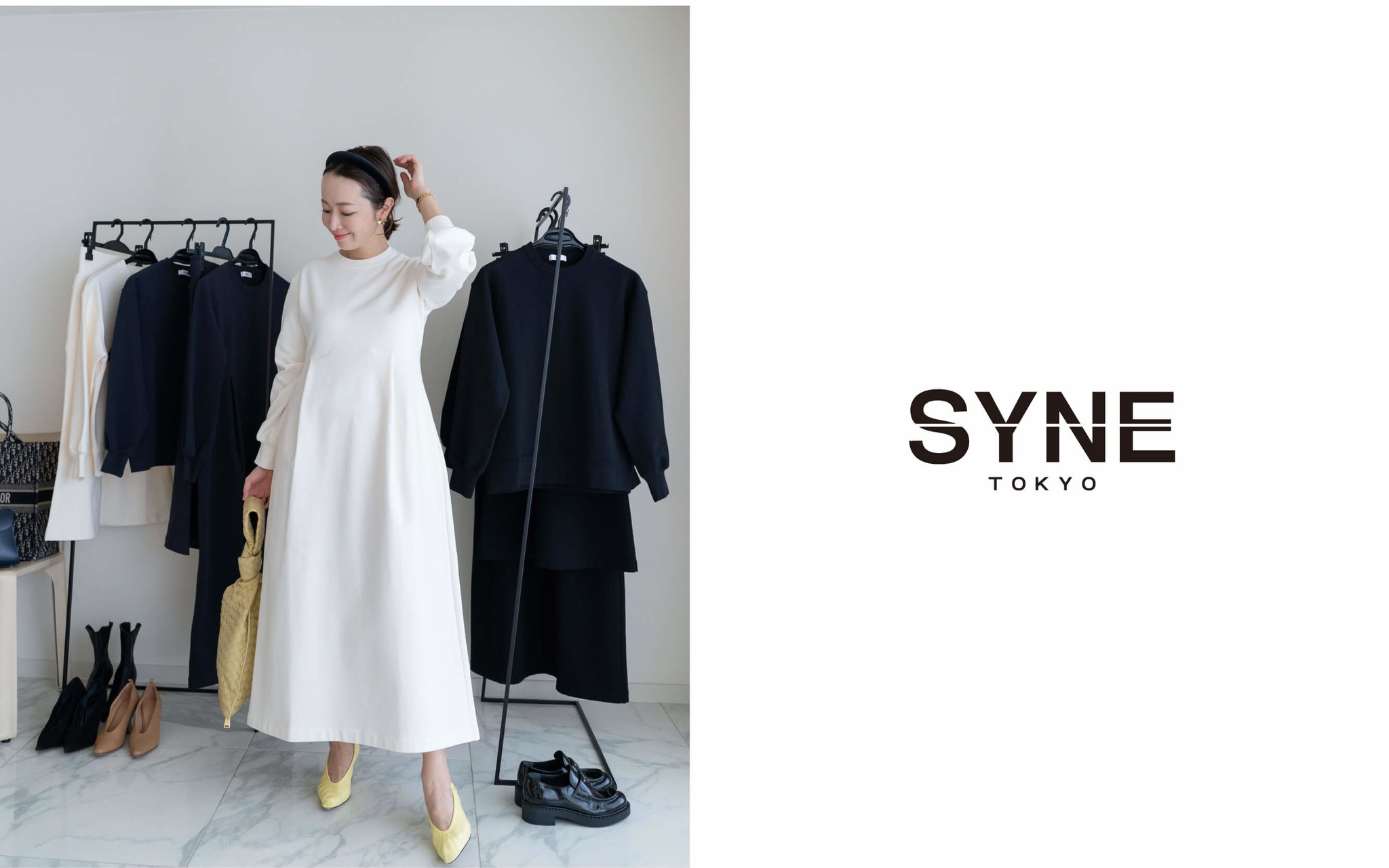 SYNE TOKYO  スウェットワンピース