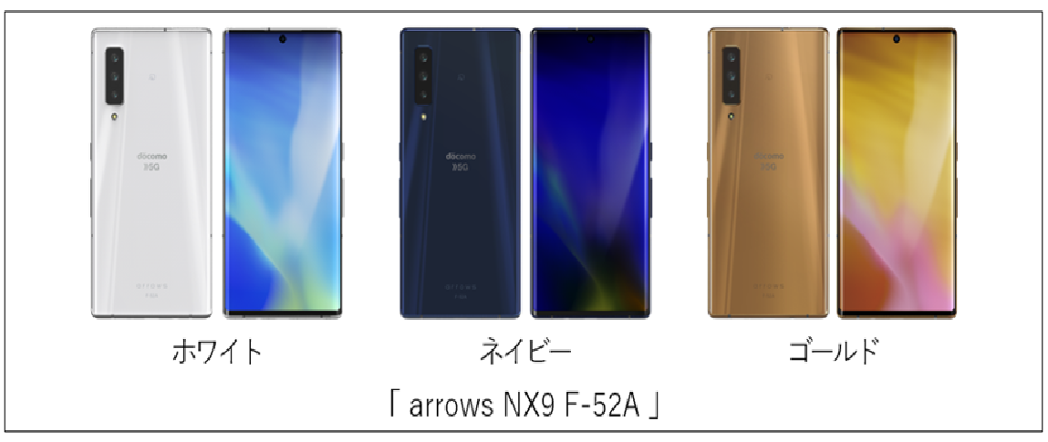 5Gスマートフォン「arrows NX9 F-52A」新発売｜FCNT株式会社のプレス 