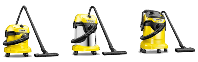 展示品・未使用品】KARCHER 家庭用乾湿両用 バキュームクリーナー WD3