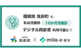 ミラボ、福岡県 筑前町で導入する 乳幼児健診 デジタル問診票サービス「mila-e 健診」において 10か月児健診で利用可能に
