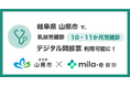 ミラボ、岐阜県 山県市で導入する 乳幼児健診 デジタル問診票サービス「mila-e 健診」において 10・11か月児健診で利用可能に