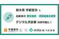 ミラボ、栃木県 宇都宮市でトライアル導入中の 予防接種デジタル予診票サービス「mila-e 予防接種」において 高齢者の定期予防接種（B類疾病）で利用可能に