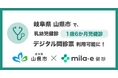 ミラボ、岐阜県 山県市で導入する 乳幼児健診 デジタル問診票サービス「mila-e 健診」において 1歳6か月児健診で利用可能に