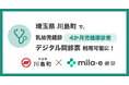 ミラボ、埼玉県 川島町で導入する 乳幼児健診 デジタル問診票サービス「mila-e 健診」において 4か月児健康診査で利用可能に
