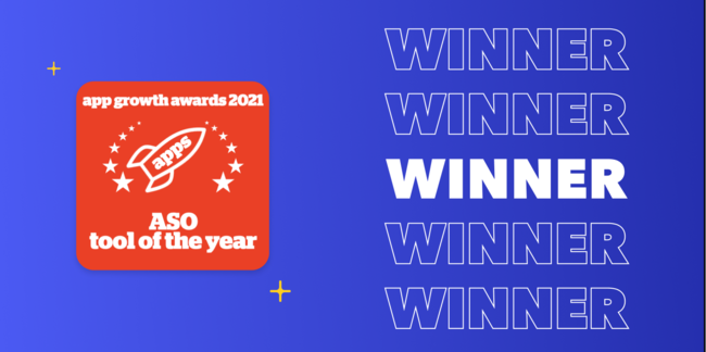 AppTweakがApp Growth Awardsコミュニティで「ASO Tool of the Year 2021」を受賞しました。