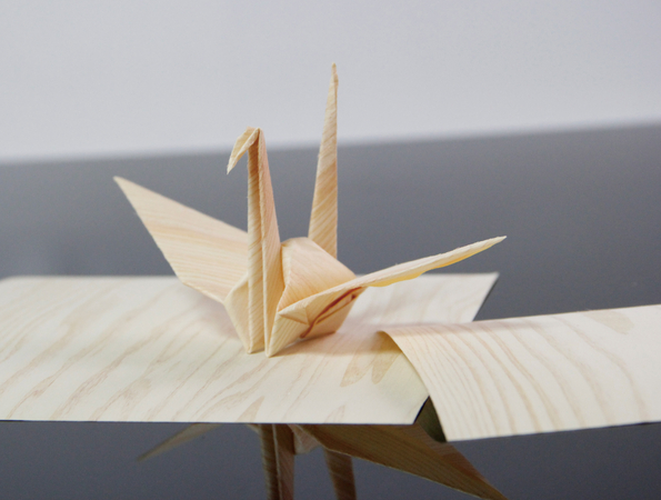 薄さ0.1mm京乃木肌で作った折り紙