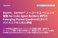 Boomi、Gartner® ノーコードエージェント開発 No-Code Agent Builders 部門のEmerging Market Quadrantにおいてパイオニアの１社と評価