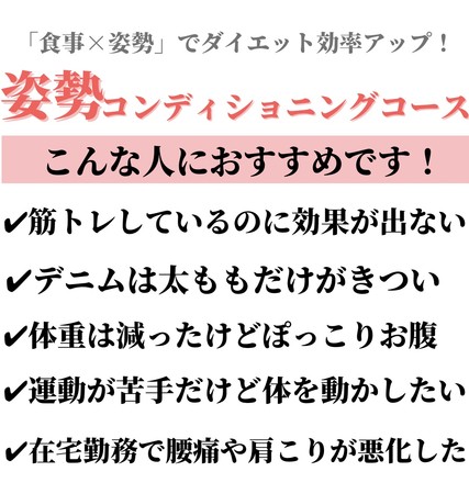 図2　姿勢コンディショニングコース概要