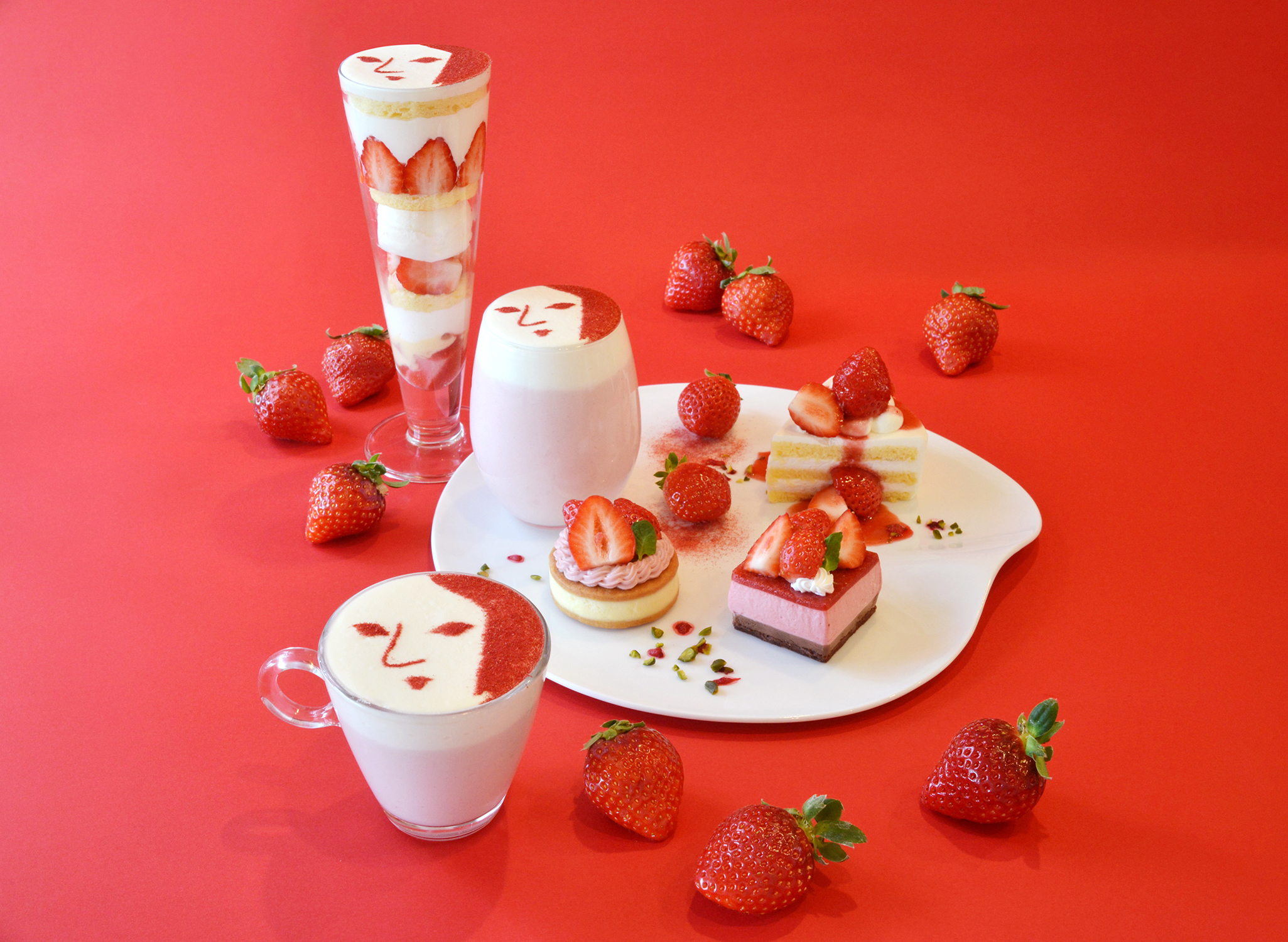 1月15日 土 いちごの日 より よーじやカフェにていちごスイーツ期間限定販売 株式会社よーじやのプレスリリース
