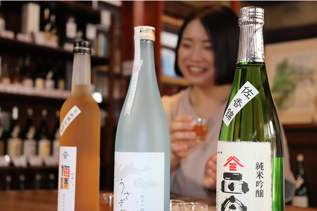 日本酒テイスティングができるのもタクシーならでは