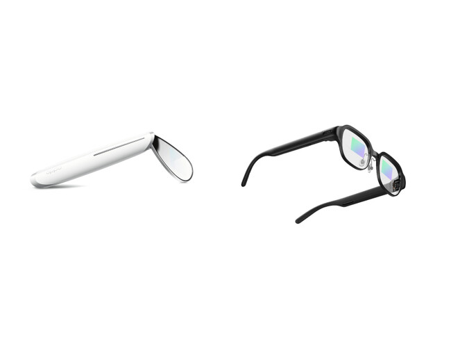 「OPPO Air Glass」（左）と「OPPO Air Glass 2」（右）