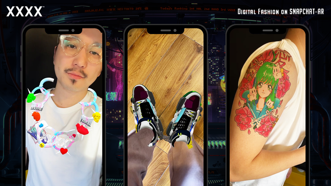 を利用した新しいファッション体験のイメージ