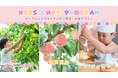 【悠湯の郷ゆさ＆おふろcafé yusa】大好評の食育体験「キッズシェフプログラム」が今年は日帰り利用も可能に！王将果樹園での桃狩り＆オリジナルパフェ作りプランを販売開始