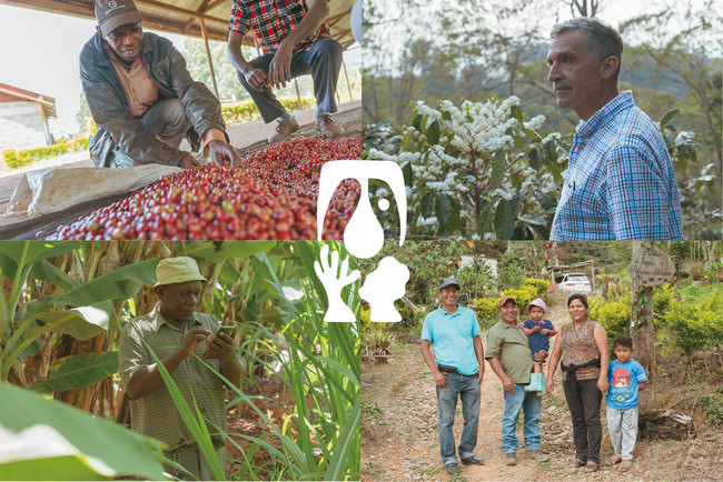 ケニア、エルサルバドル、ボリビアなどの小規模コーヒー生産者達