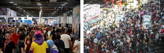 2023年の「Japan Expo Paris」の会場の様子