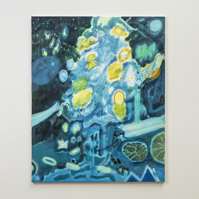 柏原由佳「Lemon Tree」2020年 アクリル、油彩、キャンバス
