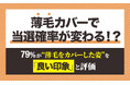 薄毛カバーで当選確率が変わる!?79 %の人が薄毛カバーしたほうが良い印象と回答!