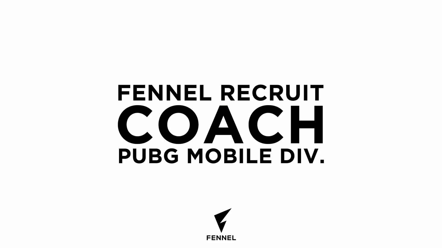 E Sportsチームfennel Pubg Mobile部門コーチの公募を開始 株式会社fennelのプレスリリース