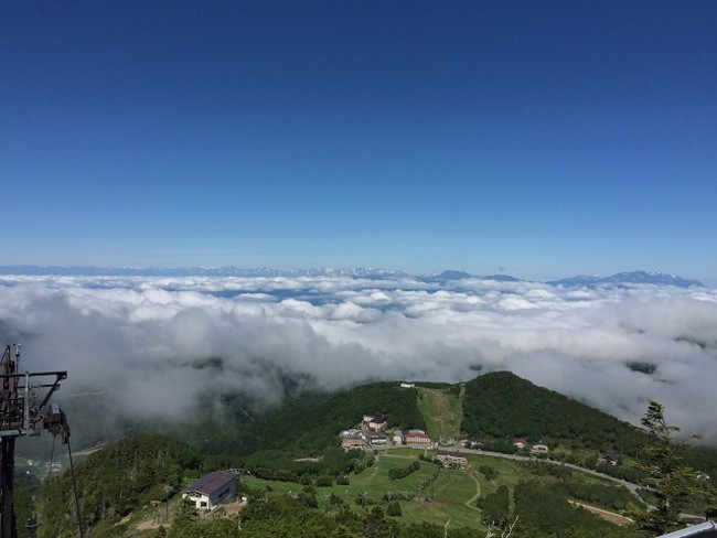 東館山山頂2,000mからの眺め(東館山山頂　ガーデンテラスエリアからの眺め)