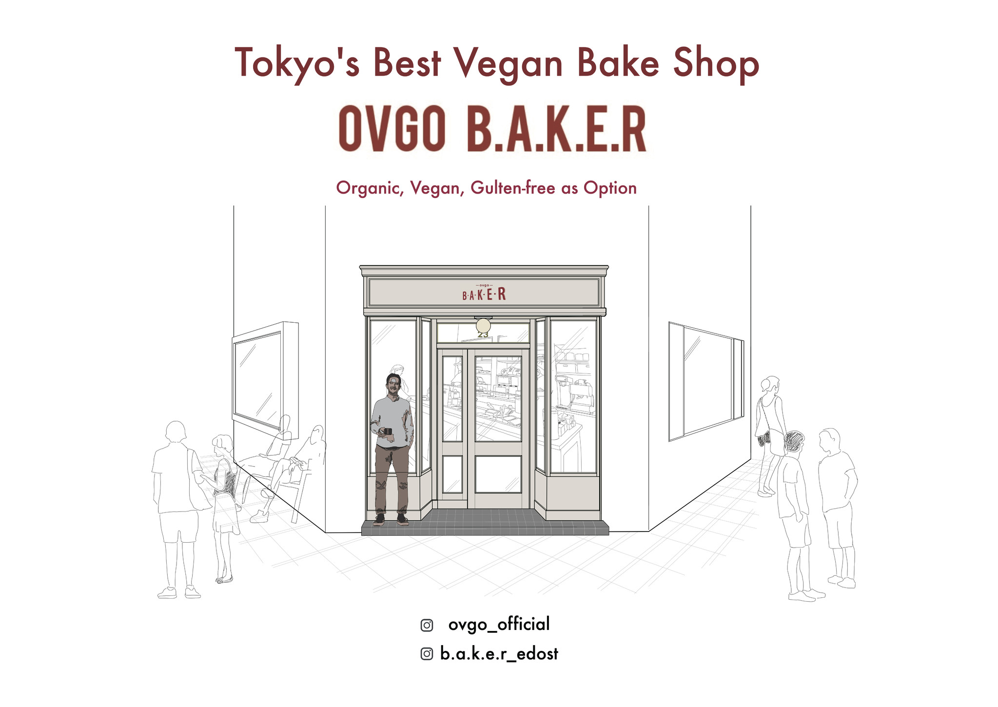 アメリカンヴィーガンベイクショップovgo B.A.K.E.Rが初の路面店『ovgo B.A.K.E.R Edo St.店』を東京・日本...