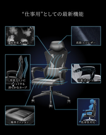 Paxton 仕事用ゲーミングチェアの原型 Model D を17 800円でローンチ 株式会社ainextのプレスリリース