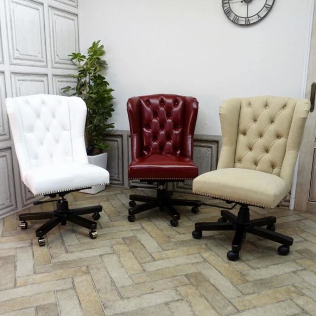 ヴィンセント デスク アンティークチェア アンティーク風 家具 - 椅子