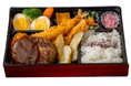 サーロイン入りハンバーグやエビフライでプチぜいたく 特別弁当を1日限定でお届け〔千葉〕