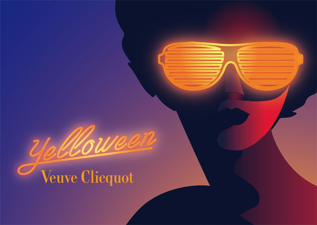 ヴーヴ クリコが贈る 大人のためのハロウィン Veuve Clicquot Yelloween 21年のテーマは 80 S Electric Night 産経ニュース