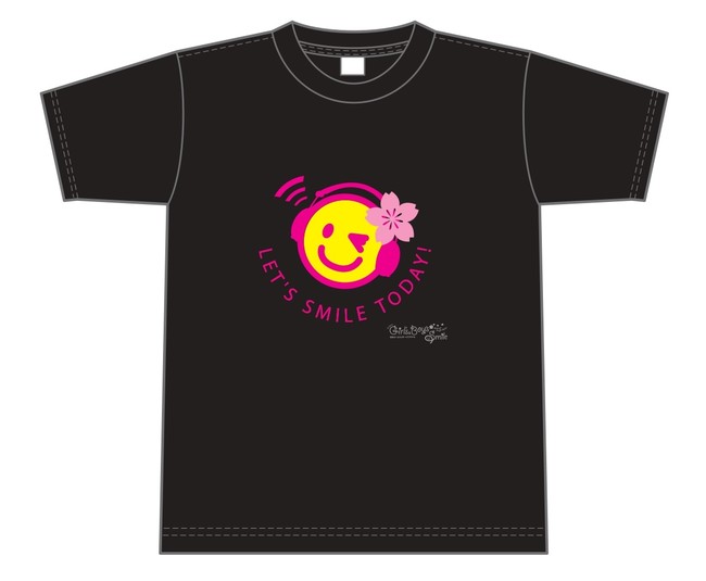 「ガルスマ＆ボイスマFES.2022」笑顔咲くTシャツ（M／L／XL）￥3,000円（税込）