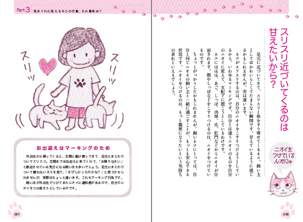 可愛らしいイラストでネコの心を解説 株式会社kadokawaのプレスリリース