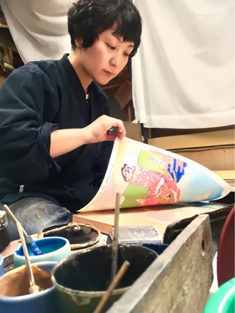 初版140枚限定！冨嶽仮想現実少女百景 明日奈/浮世絵版画 限定予約当選品