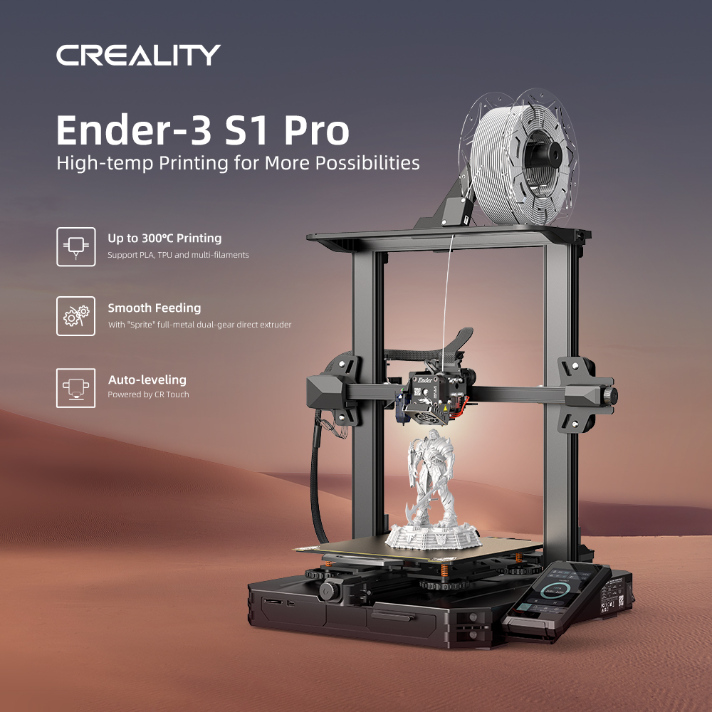 新品発表】Creality Ender-3 S1 Pro 3Dプリンター 高コスパのEnder-3
