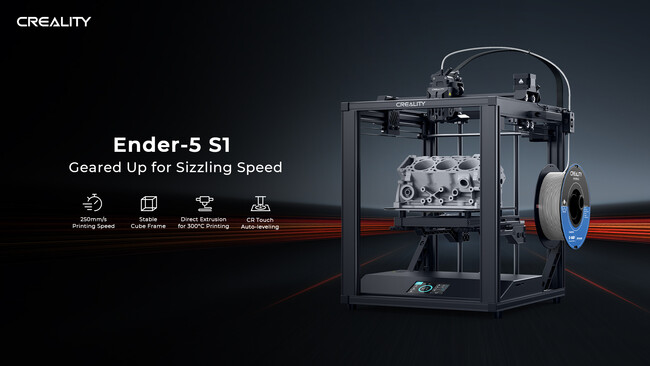 CrealityからEnder 5 S1 3D プリンター登場、圧倒的な速さを実現 企業 ...
