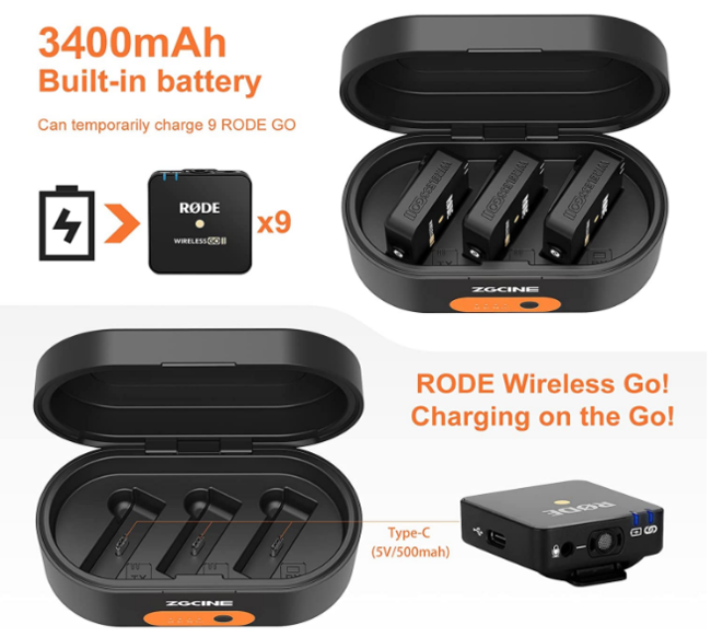 Rode Wireless GO/GO Ⅱマイク用充電ボックスが新登場！3台同時に充電、満充電でRode Wireless GOⅡを三回充電OK |  イングレート・ジャパン株式会社のプレスリリース