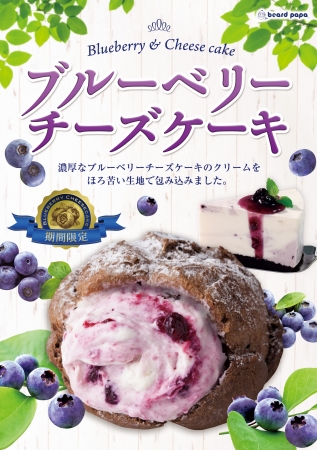 ブルーベリーチーズケーキシュー