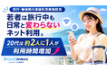 【旅行・帰省時の通信利用実態調査】若者は旅行中も日常と変わらないネット利用 20代は約2人に1人が利用時間増加