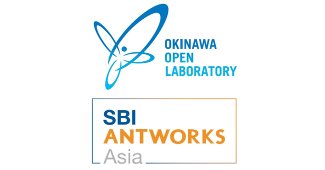 沖縄オープンラボラトリおよびSBI AntWorks Asiaのロゴ (DL用)