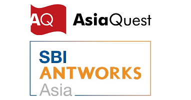 アジアクエストおよびSBI AntWorks Asiaのロゴ