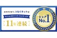 つなぐネットコミュニケーションズ　全戸一括型マンションISPシェア調査　11年連続第1位※1獲得