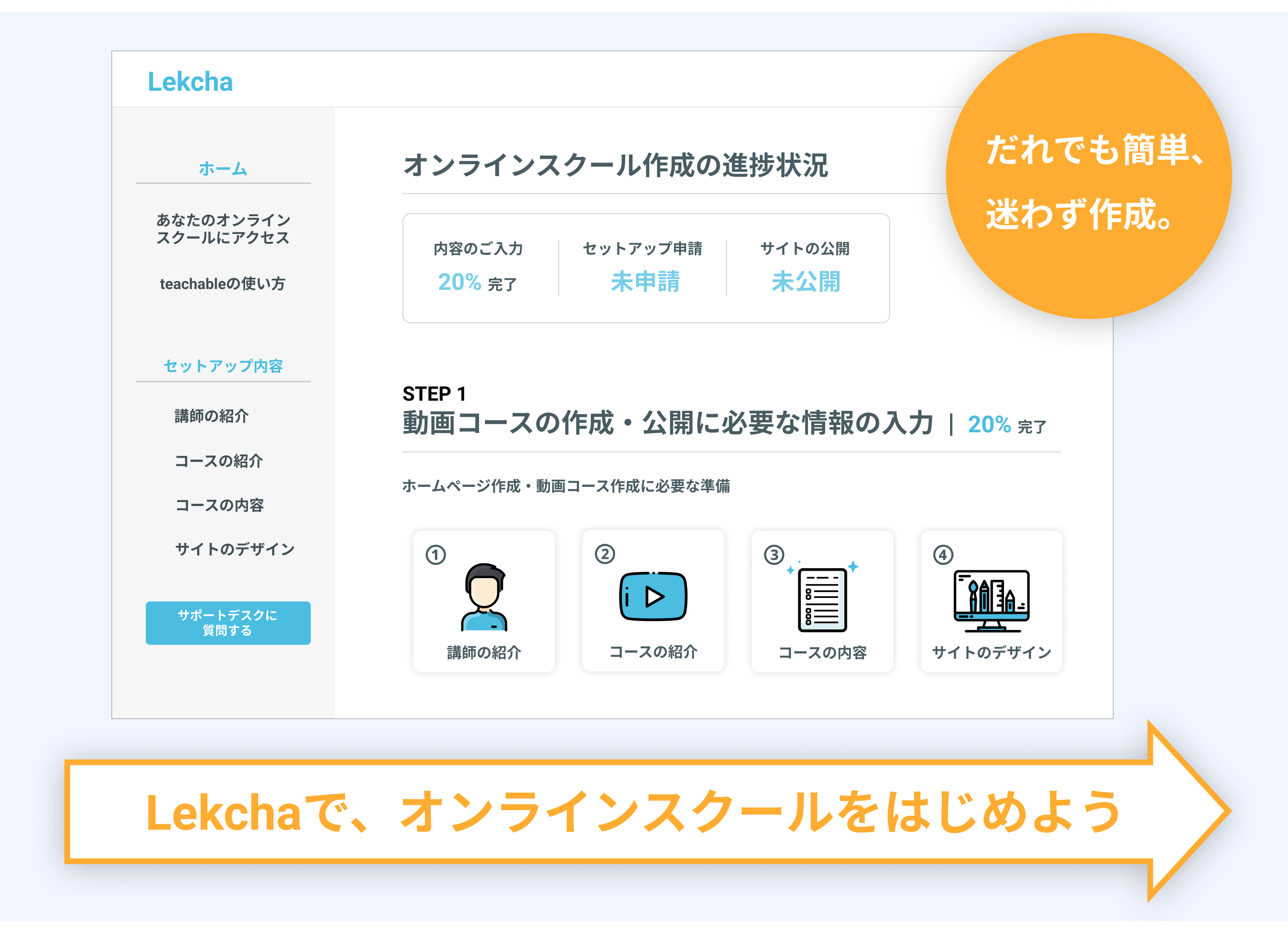 動画教材を用いたオンラインスクールを だれでも簡単に作成できる Lekcha レクチャ の利用登録を開始 株式会社vivertaのプレスリリース