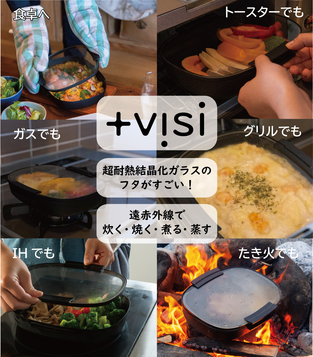 洋食器ブランドnarumiが 見える調理鍋 Visiココット を開発 鳴海製陶株式会社のプレスリリース
