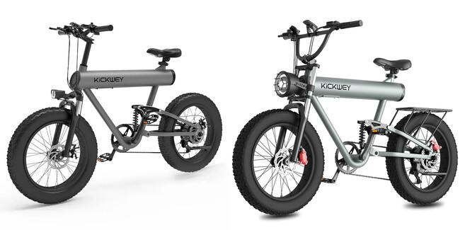スタイリッシュな筒型フレームデザインの電動アシスト自転車キック