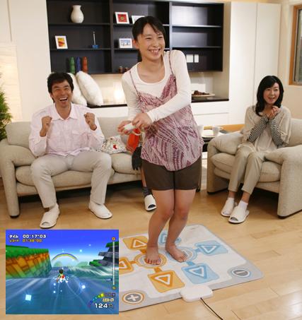 体感ゲームの名作が22年ぶりにwiiで復活 Wii専用ソフト ファミリートレーナー ５月２９日 木 発売決定 家族でみんなでアスレチック体験 株式会社バンダイナムコゲームスのプレスリリース