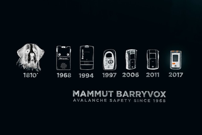 マムートが世界に誇るアバランチ・ビーコン「BARRYVOX」来年迎える160 