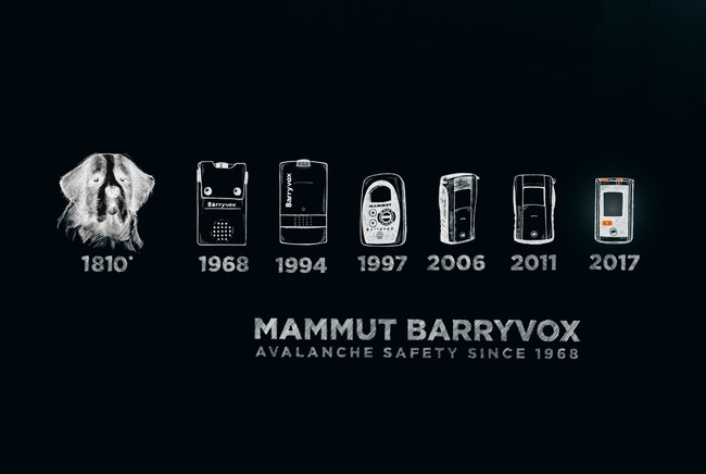 マムートが世界に誇るアバランチ・ビーコン「BARRYVOX」来年迎える160