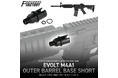 国内メーカーが生んだ注目の電動エアガンをカスタム！ハンドガード選択の幅を一気に拡張『東京マルイ EVOLT（エボルト） M4A1 アウターバレルベース ショート』3月中旬発売