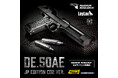 “撃って楽しい”を極めた「DESERT EAGLE(デザートイーグル).50AE JP EDITION CO2 ver. BK」が予約受付開始!リアル刻印&超弩級リコイルモデル!2025年7月末発売!