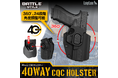 発売開始から3週間で完売!LayLax『BATTLE STYLE 40way CQCホルスター』異例の大ヒットを記録したハンドガンホルスターが待望の再販決定!