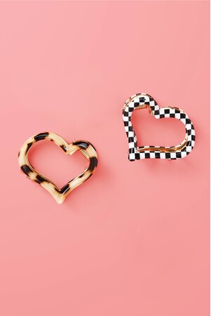 Pattern Heart clip