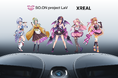 バーチャル空間で活躍するアイドル「SO.ON project LaV」がXREALアンバサダーに就任
